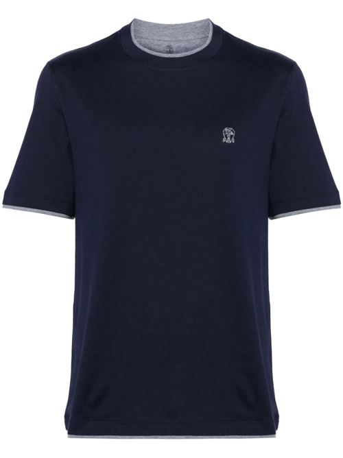 T-shirt in morbido jersey Brunello Cucinelli | M0B137427GCB422